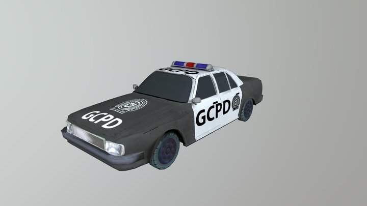 Low Poly Car 3D Model