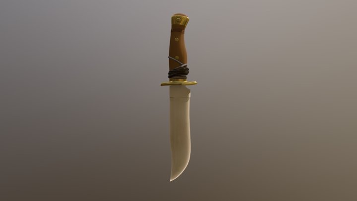 Candle Knife 3D Model