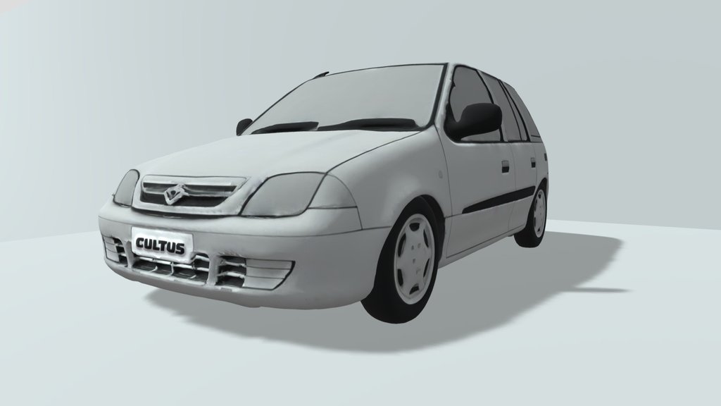 Suzuki Cultus 3D Car Model – Game Ready