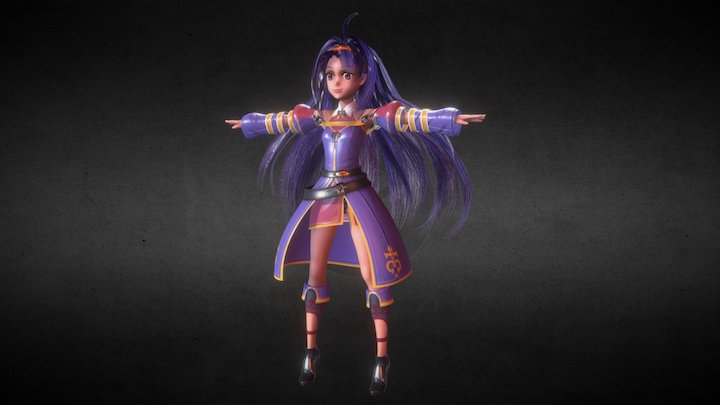 Sword Art Online - Yuki (Derivative work) 3D Model