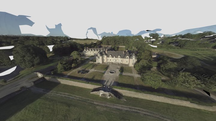Château de la Perrière - Avrillé (49) France 3D Model