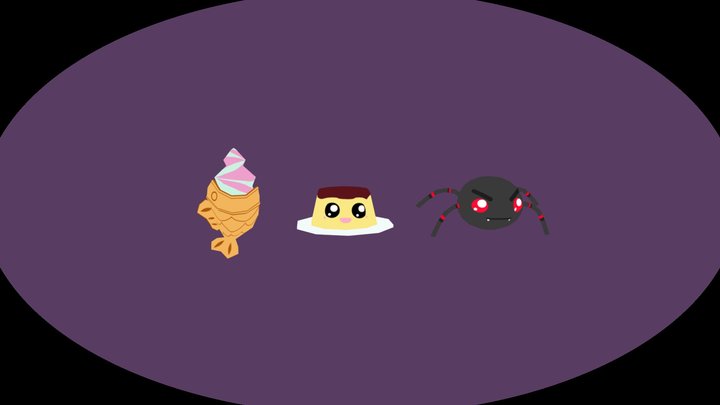 Power Up, Flancisco and Charlotte 3D Model