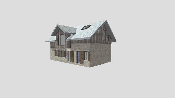 EXTENSION TOITURE 3D Model