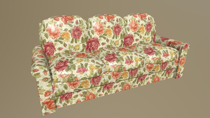 Livingroom Sofa 3D Model