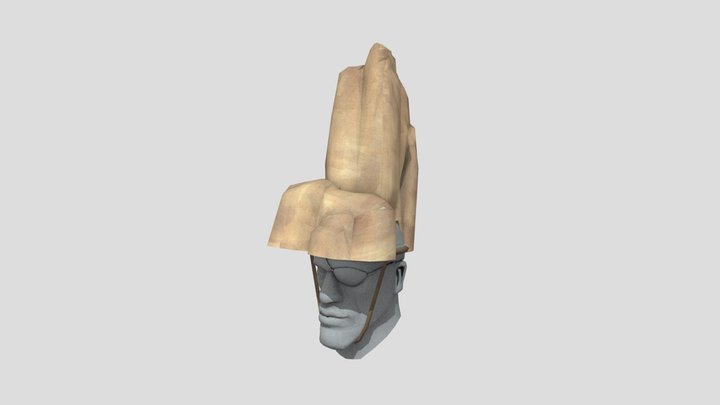 TF2 rock005 as a headgear 3D Model