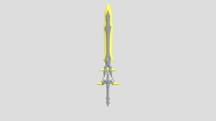 Sword low-poly 3D Model