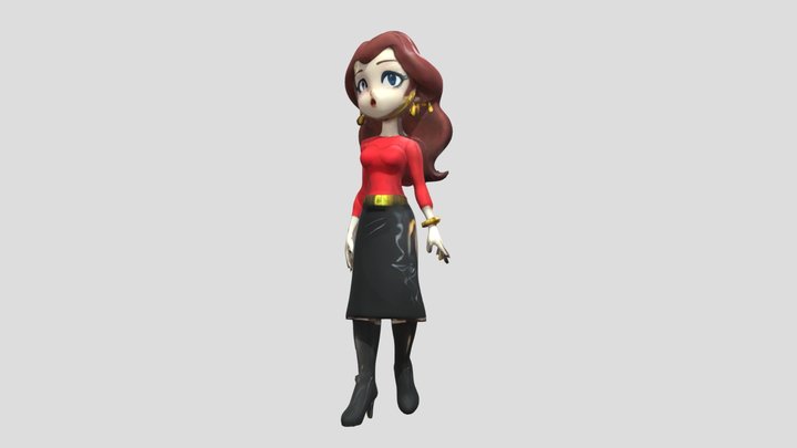 Pauline (casual) 3D Model