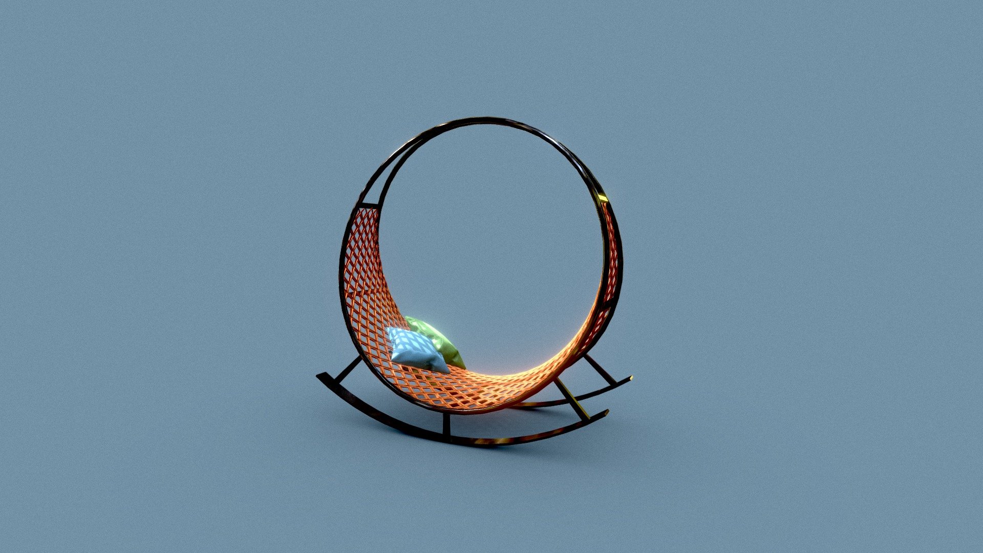Garden Swing Chair 3D Model