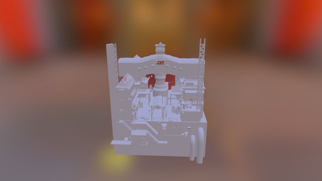 Underground Arcade 3D Model