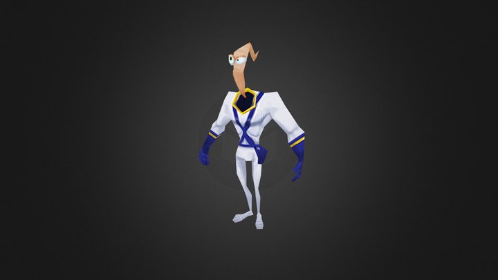VGRemix Earthworm Jim Jim 3D Model