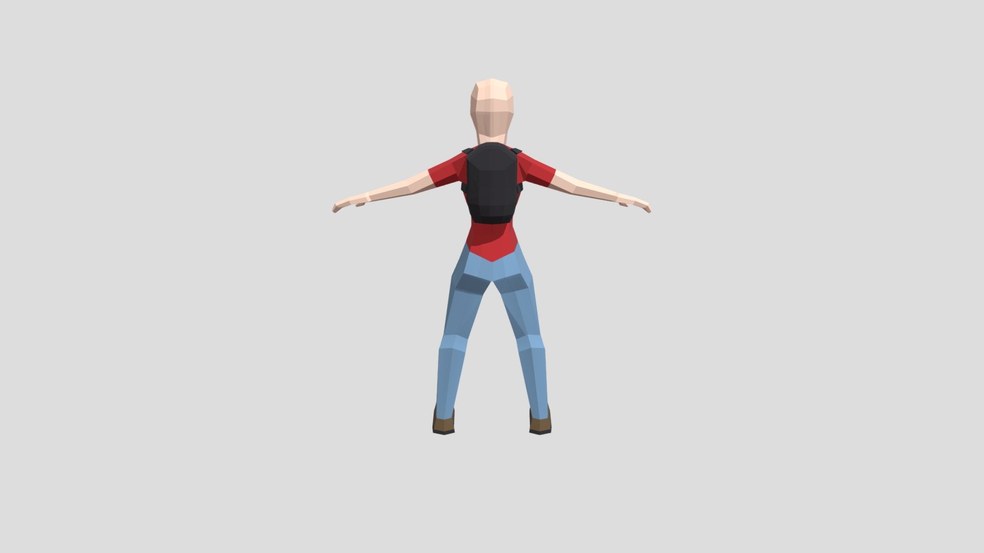 Low Poly Player - 3D model by AdamWallwork [54cbf39] - Sketchfab