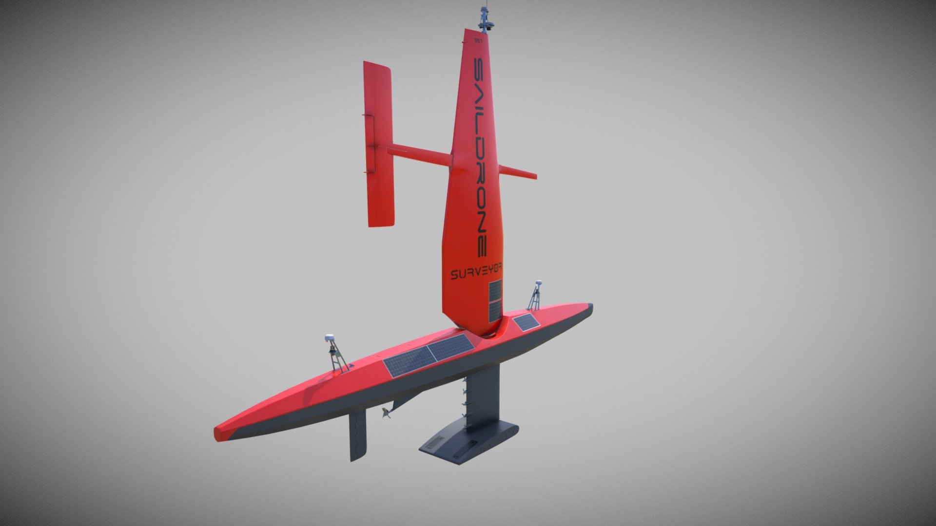 Saildrone SURVEYOR - 3D model by Labicko [54cc6aa] - Sketchfab