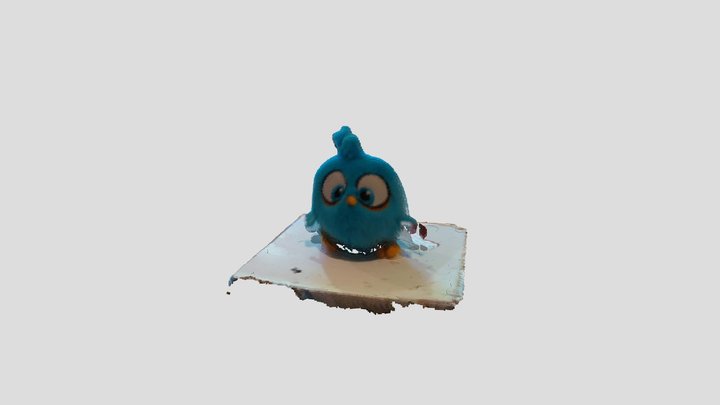 Voxel Bird 3D Model