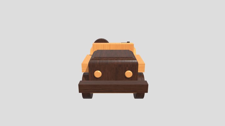 Timber Toy Jeep 3D Model