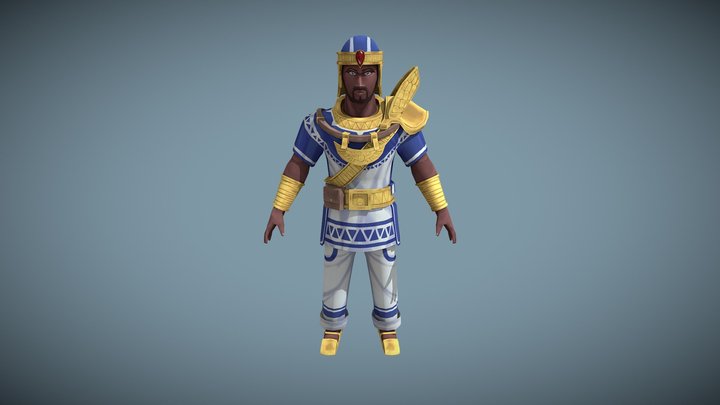[Student Work] Armored Egyptian 3D Model