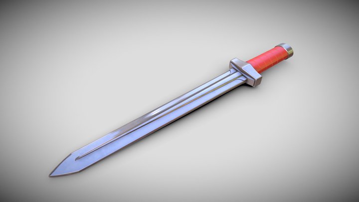 Ming Guard Sword Flash Gordon 3D Model