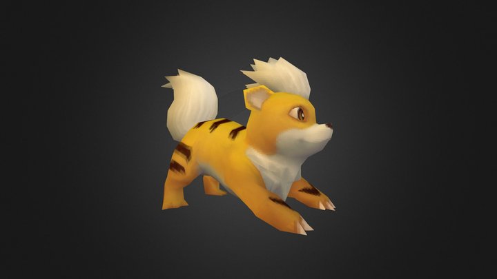 Growlithe 3D Model
