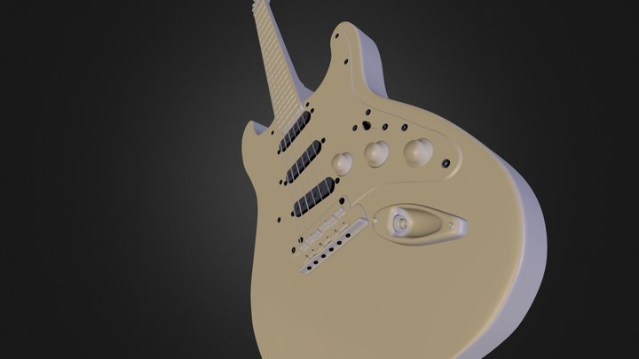 guitar_skechfab 3D Model