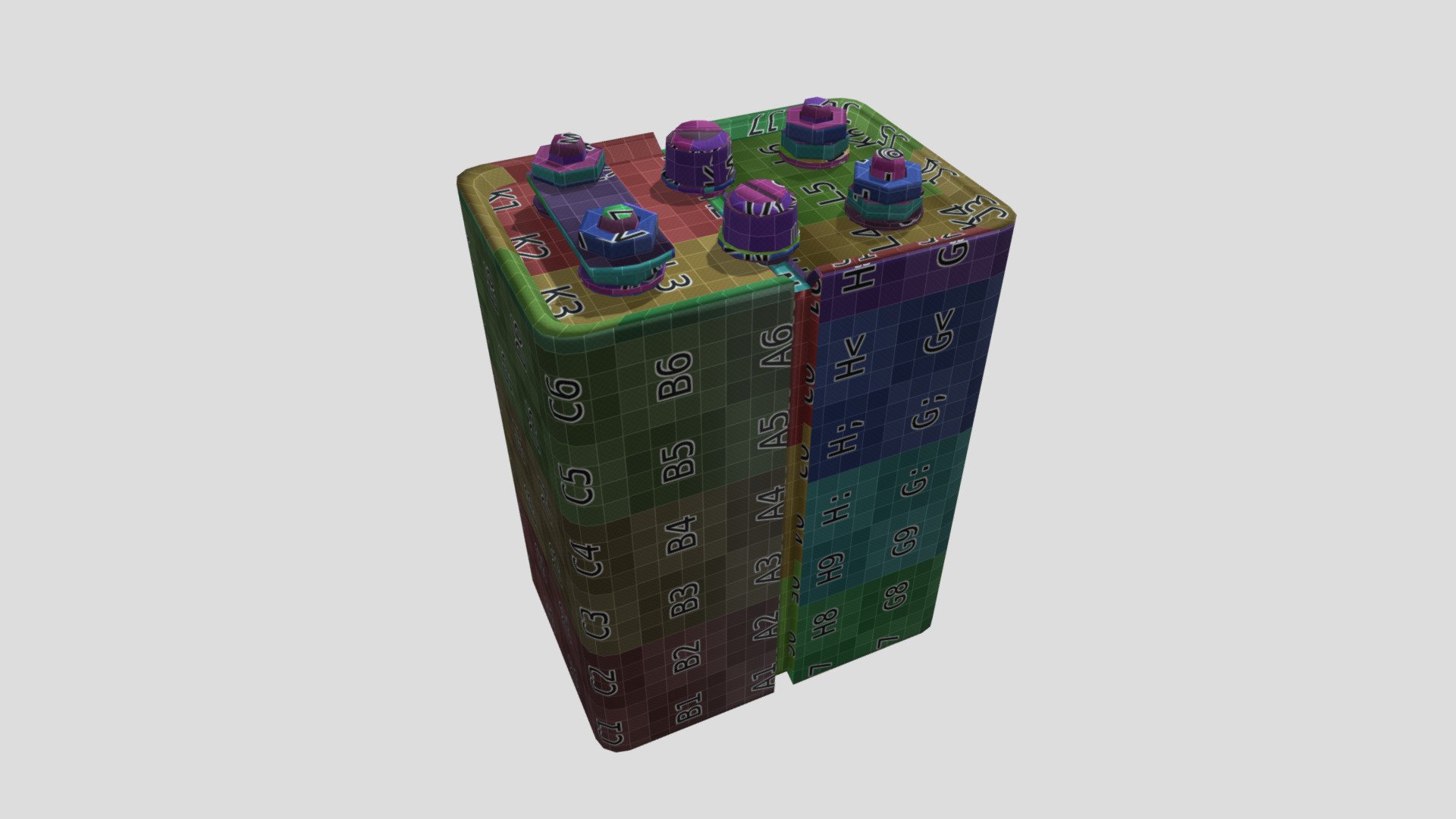 lowpoly battery