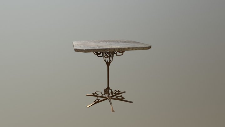 A Table 3D Model