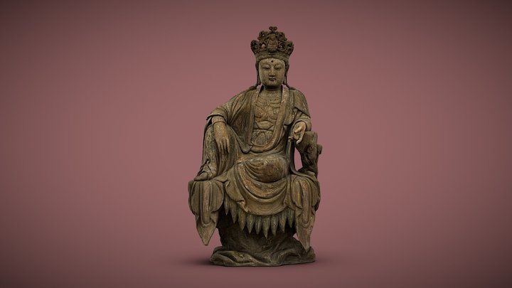 Water Moon Guanyin – Free 3D Model STL