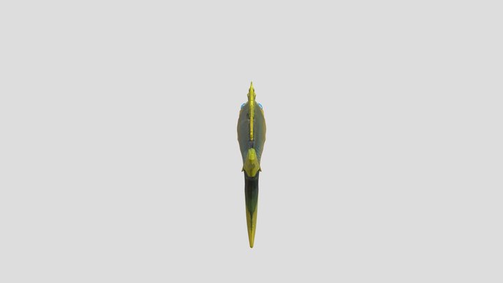 Pseudomugil Furcatus 3D Model