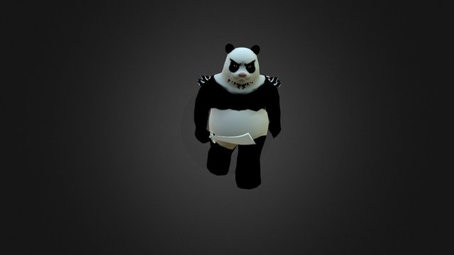 PM Panda Skeleton Mesh Animation 3D Model