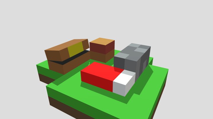 Mini-Minecraft Set Up! 3D Model