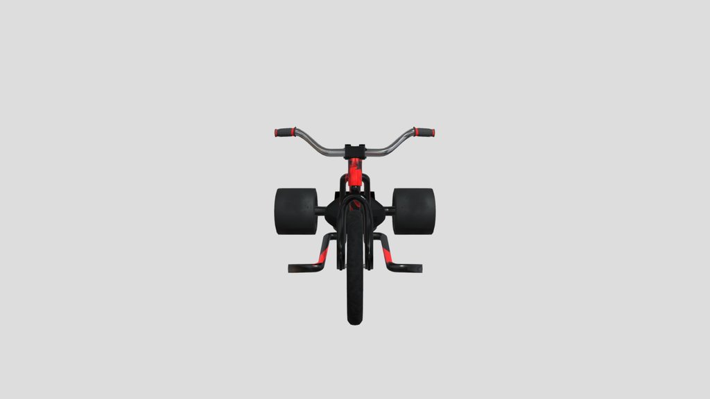Drift Trike Bike Low Poly