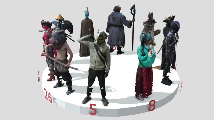 In Search Of Cosplayers 3D Model
