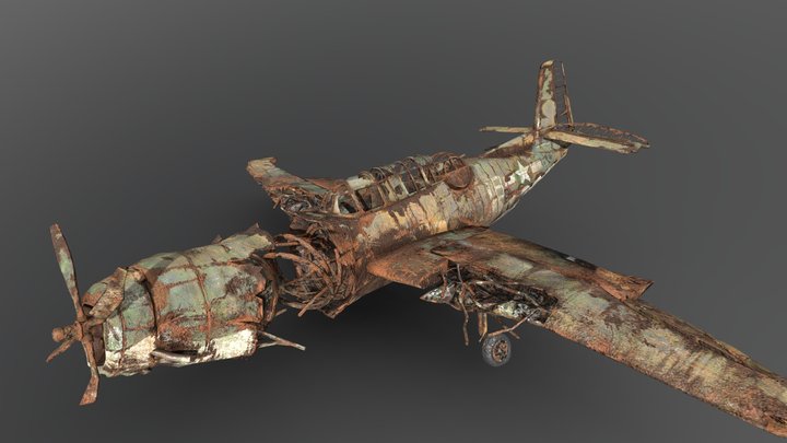 Avenger_Wreckage 3D Model