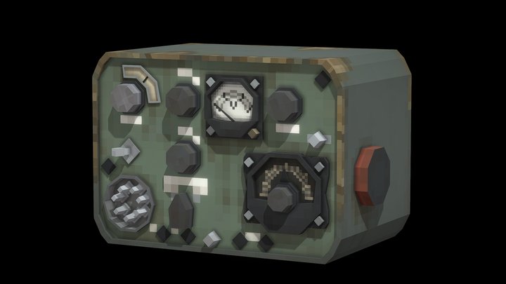 Radiostation "Sever" 3D Model