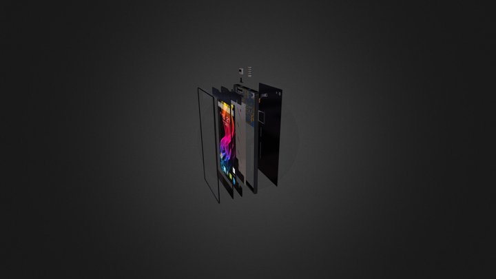 Fly Tornado Explosion Diagram 3D Model