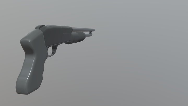 Pump Shotgun 3D Model