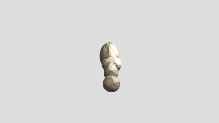 Low Poly Rock Pack 3D Model