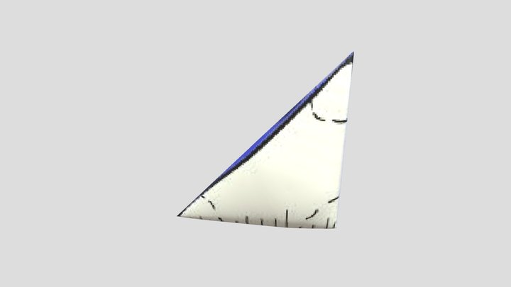 Segitiga Siku-siku 3D Model