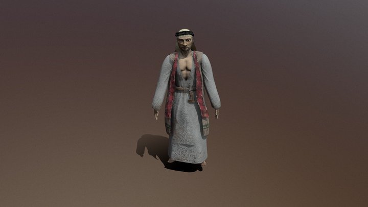 Abu Jafar The Bedouin Chief 3D Model