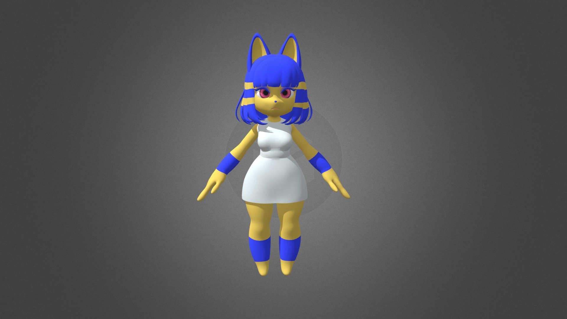 Ankha - 3D model by SUN64803 (@SUN64803) [54dda5d]