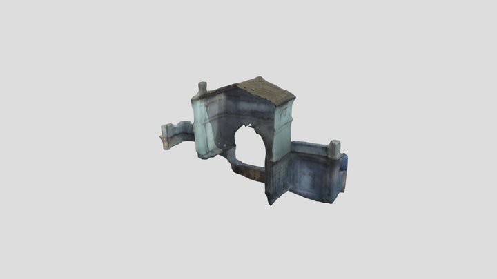 Stately Home Entrance 3D Model