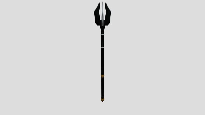 Evil Staff 3D Model