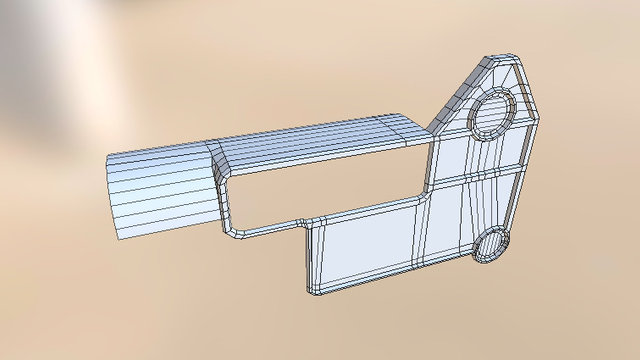 Kel tec sub 2000 gen 2 receiver part 3D Model