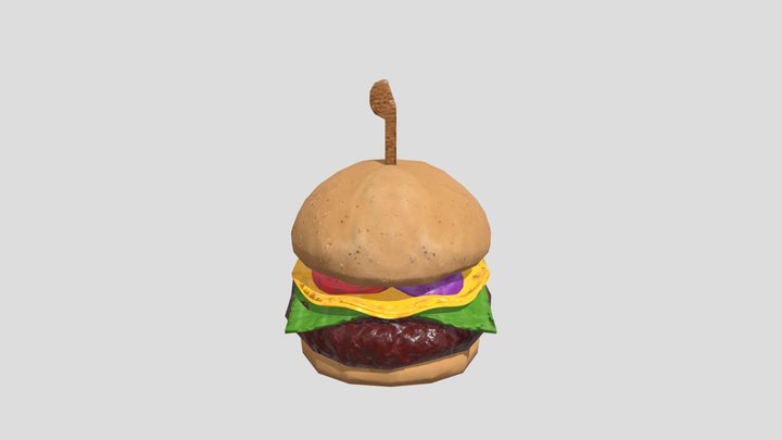 Burger 3D Model