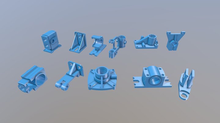 Mechanical Kitbash #6 3D Model