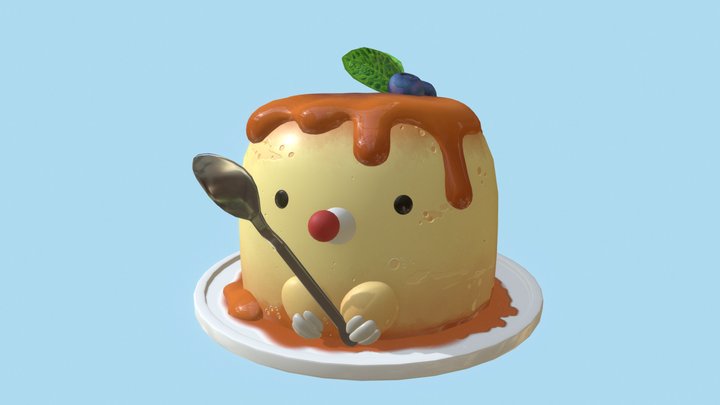 Flan Mole 3D Model