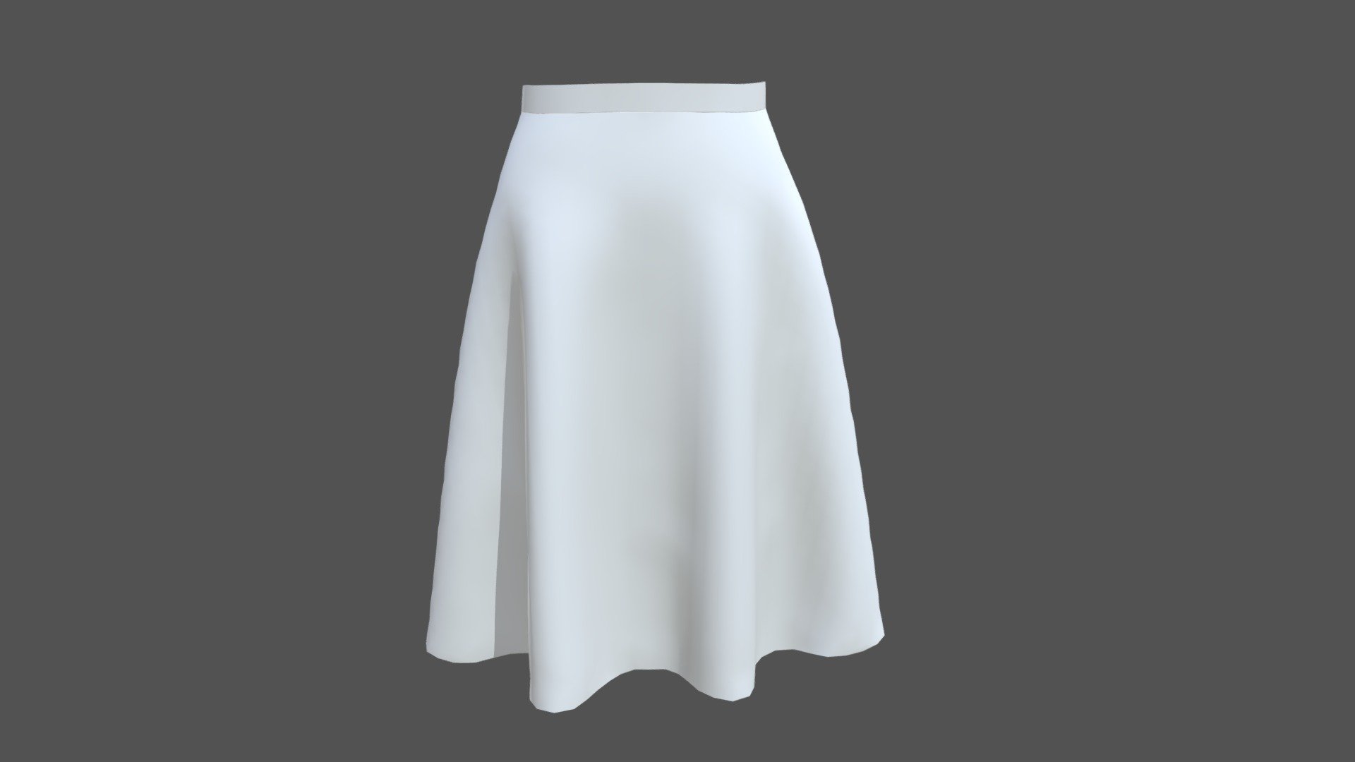 4 Flare Skirt - 3D model by TOMOMI HAGA (@sugino_3d_database) [54e008a ...