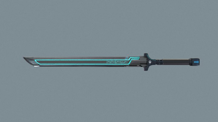 Neo-Arc Blade – Sci-Fi Energy Sword 3D Model