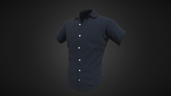 AGC Riviera Short Sleeved Shirt 3D Model