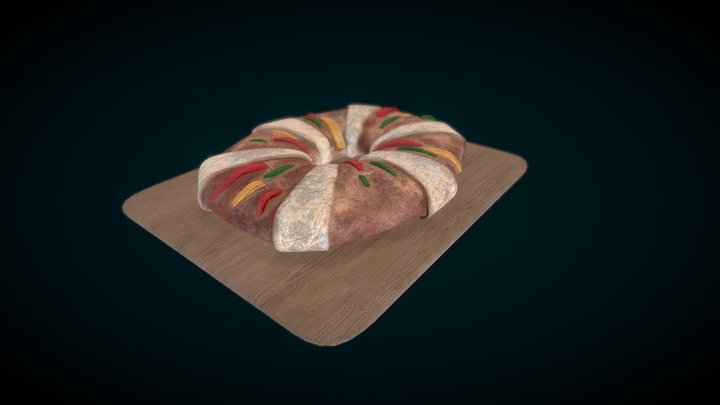 Rosca de Reyes 3D Model