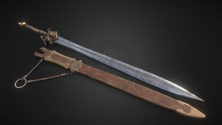 Old Sword 3D Model