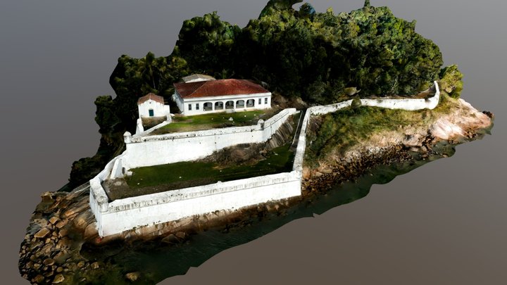 Fortaleza de Santo Amaro da Barra Grande - SP 3D Model